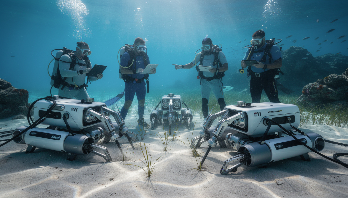 découvrez comment la robotique sous-marine révolutionne la replantation à grande échelle des herbiers de posidonie, contribuant à la préservation des écosystèmes marins.