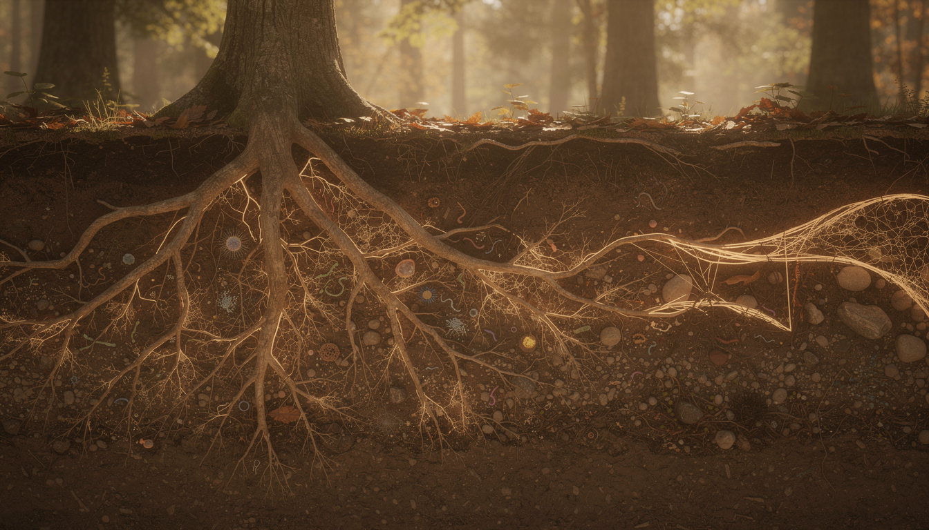découvrez comment les arbres communiquent entre eux à travers le 'wood wide web' et ce que ce réseau souterrain révèle sur la solidarité dans la nature.