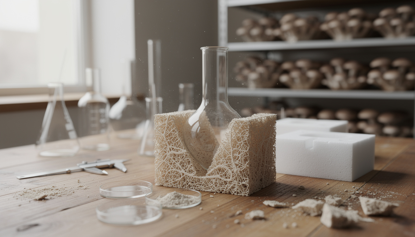 découvrez le plastique révolutionnaire à base de champignons, une alternative écologique qui promet de remplacer le polystyrène et de réduire les déchets plastique.