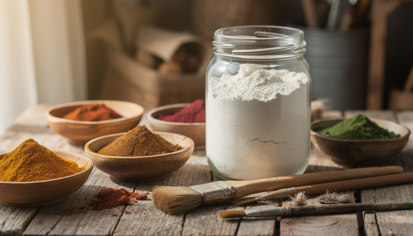 découvrez comment fabriquer facilement votre propre peinture naturelle à la farine pour seulement 2 euros, une alternative économique et écologique pour vos projets créatifs.