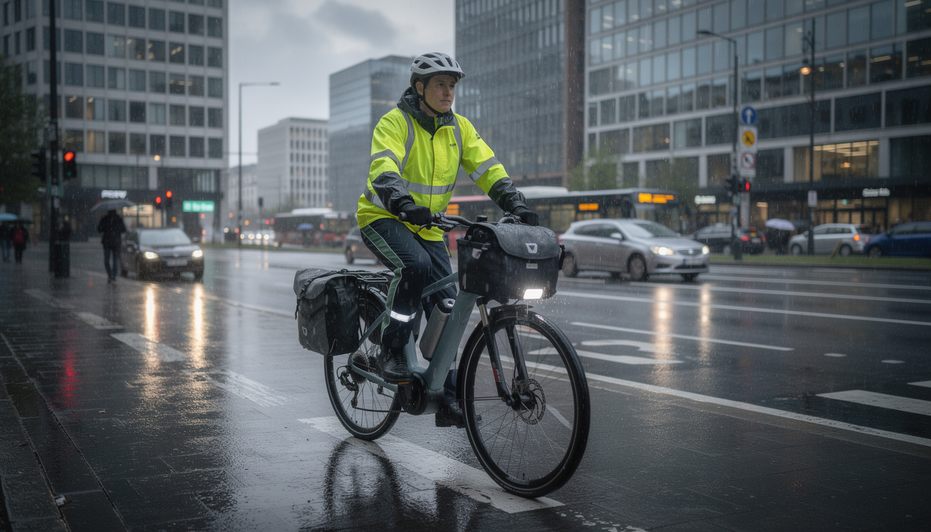découvrez les 10 accessoires indispensables pour le vélotaf afin d'arriver au bureau au sec et en toute sécurité, quel que soit le temps.