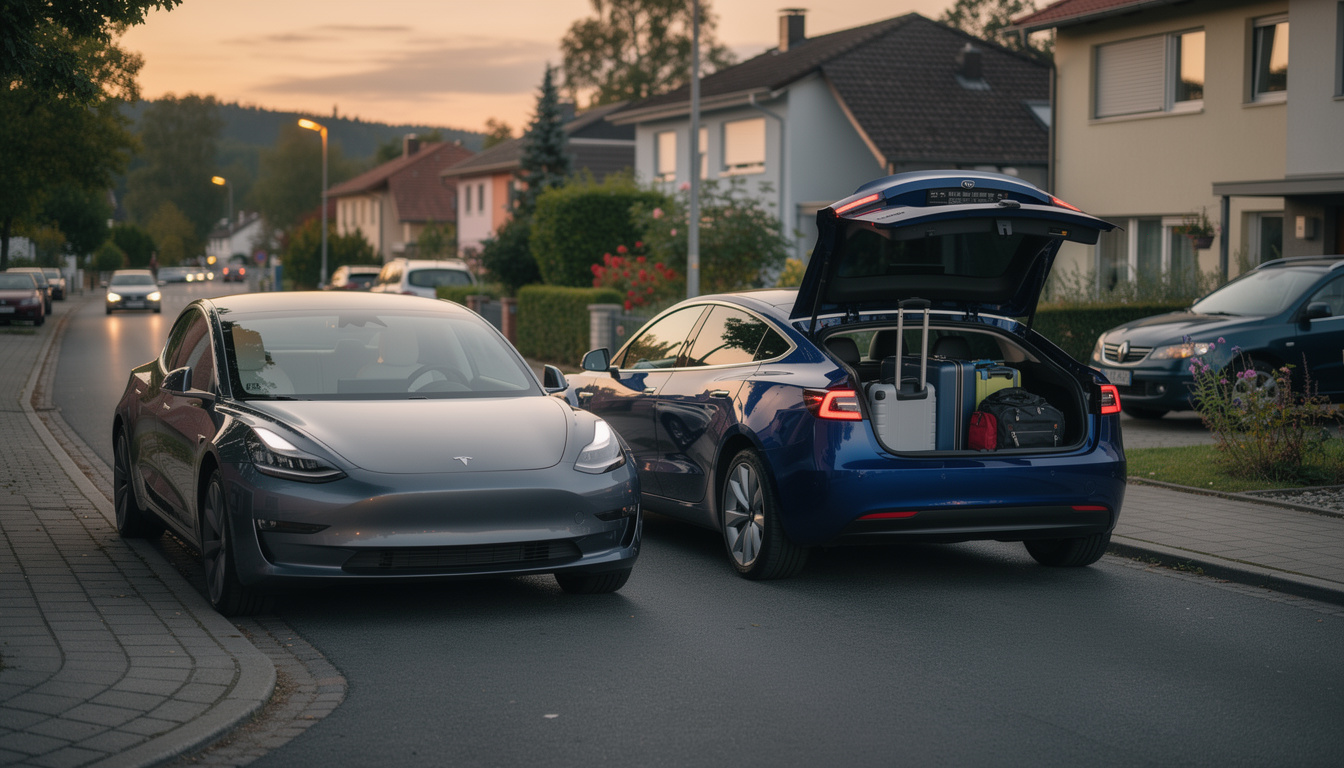 découvrez le duel entre la tesla model 3 et la renault megane e-tech, deux berlines familiales électriques. comparez design, autonomie, performance et prix pour choisir la voiture électrique qui vous convient.