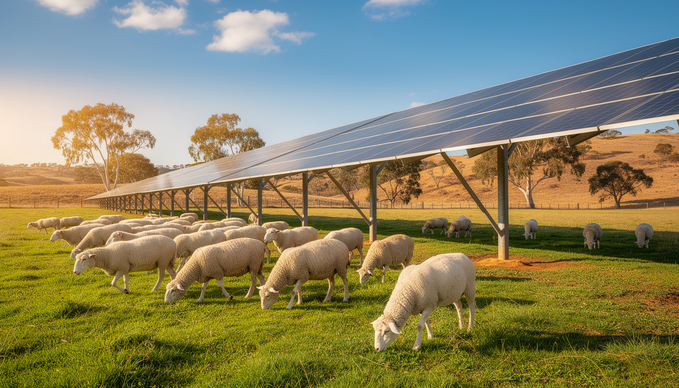 découvrez comment l'agrivoltaïsme allie élevage de moutons et production d'énergie solaire pour un modèle agricole durable et innovant.
