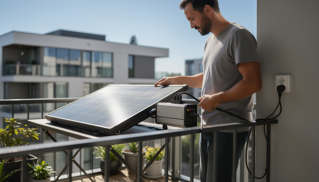 découvrez les panneaux solaires plug & play, une solution simple et rapide à installer en les branchant directement sur une prise pour produire votre propre électricité à domicile.