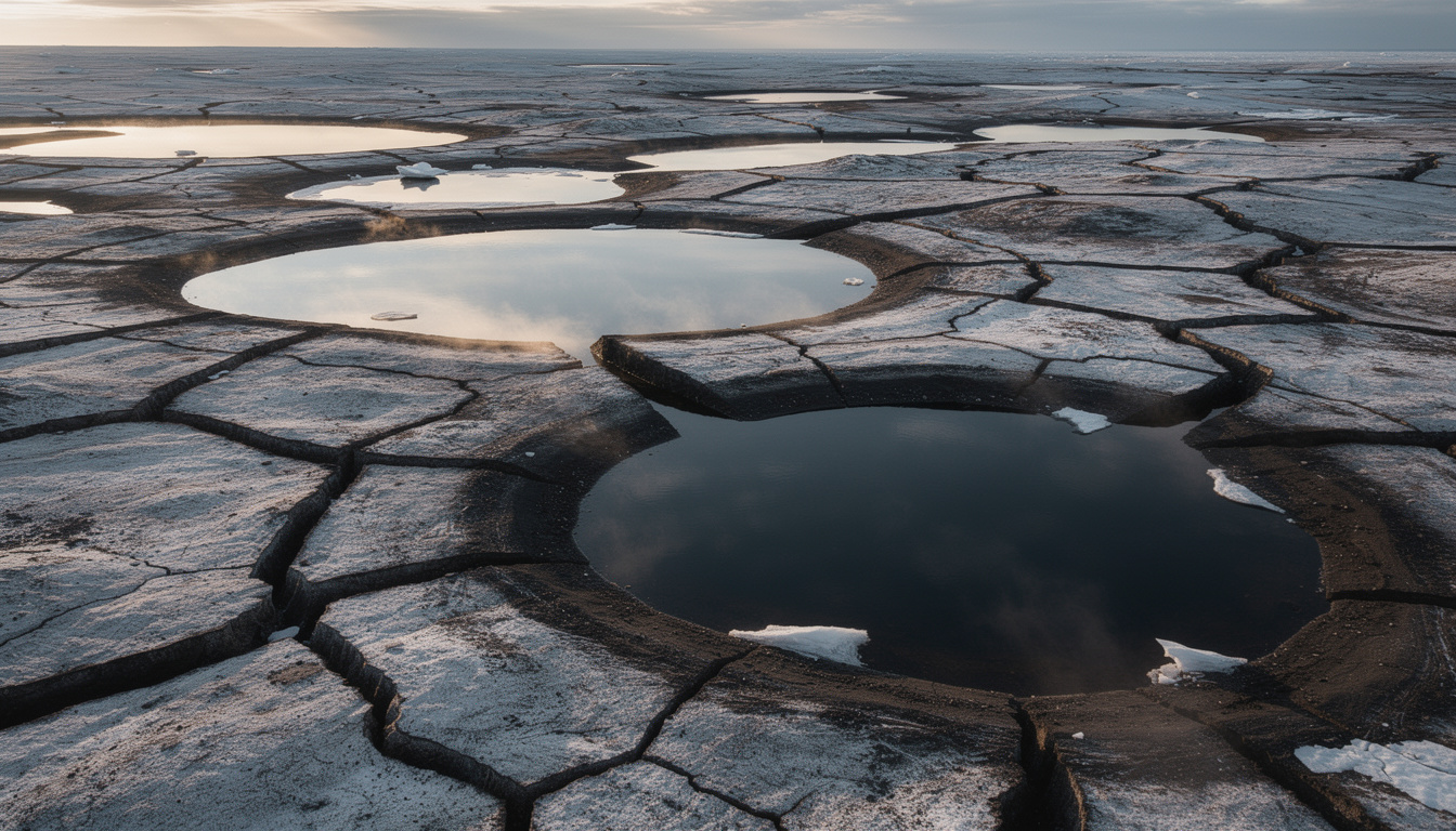 découvrez comment le dégel du pergélisol en arctique libère des gaz à effet de serre, amplifiant le réchauffement climatique et ses conséquences environnementales.
