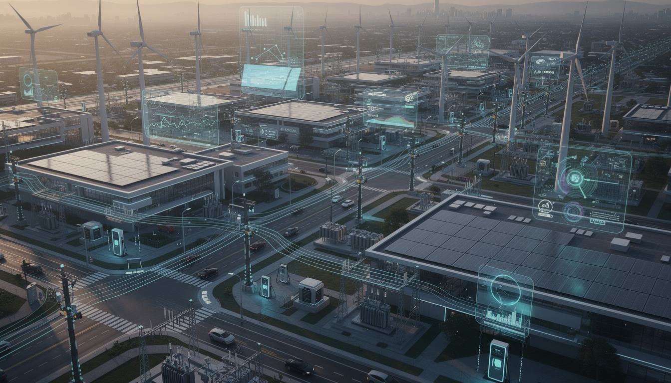 découvrez comment les smart grids utilisent l'intelligence artificielle pour optimiser l'équilibre entre la production et la consommation d'énergie, garantissant ainsi un réseau électrique plus intelligent et durable.