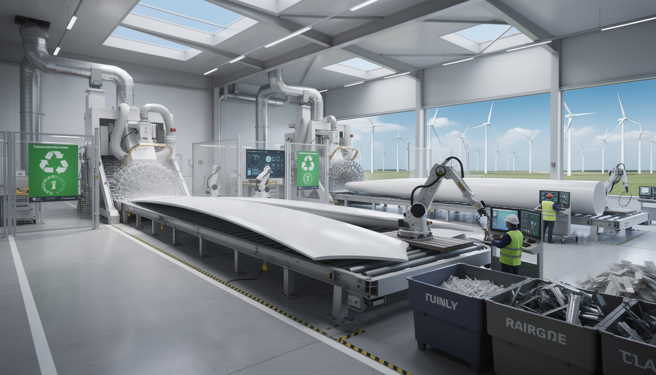 découvrez les solutions innovantes développées par l'industrie française pour le recyclage des pales d'éoliennes, alliant durabilité et performance écologique.