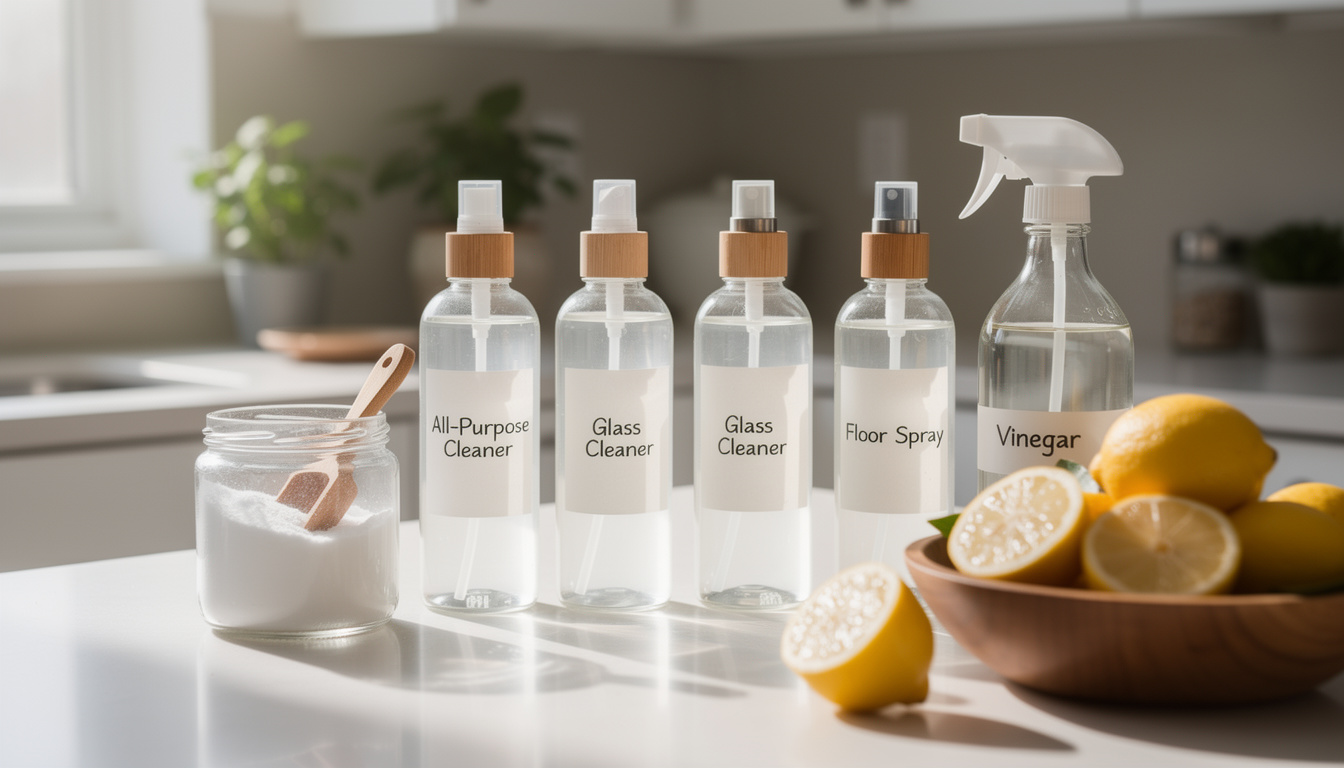 découvrez 10 recettes diy de produits ménagers faciles, testées et approuvées, pour entretenir une maison saine et écologique.
