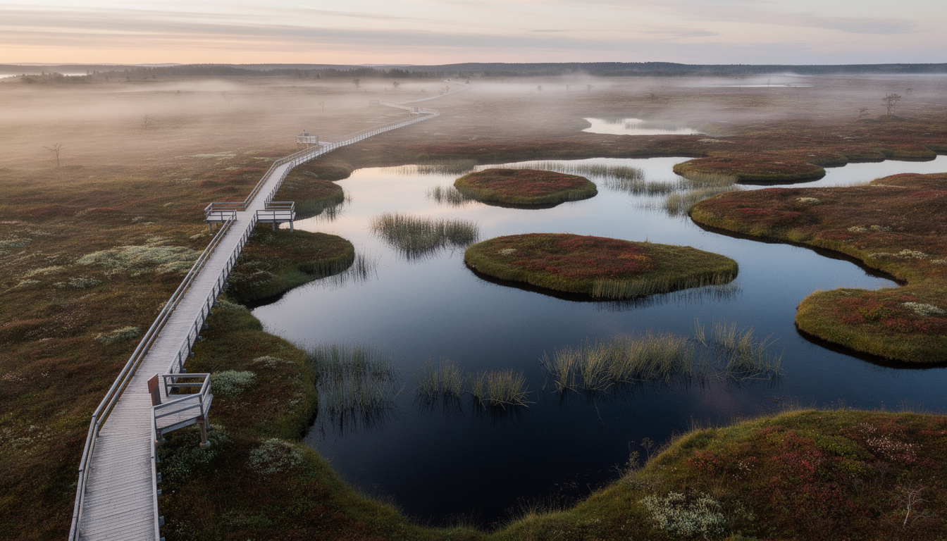 découvrez l'importance des puits de carbone naturels, mettant en lumière le rôle souvent ignoré des tourbières dans la lutte contre le changement climatique, au-delà des bienfaits des arbres.