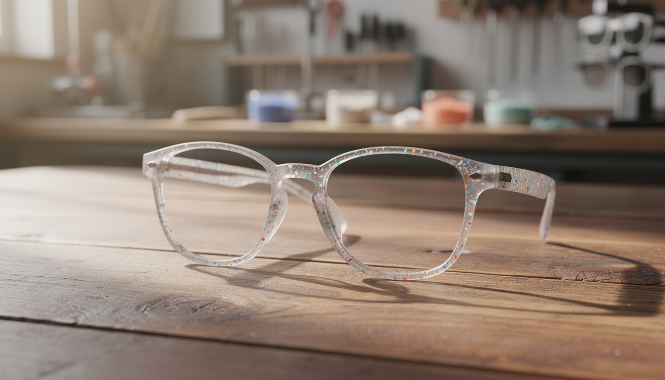 découvrez des lunettes tendance fabriquées à partir de plastique recyclé : transformez vos anciens flacons en montures éco-responsables et stylées, alliant mode et respect de l'environnement.